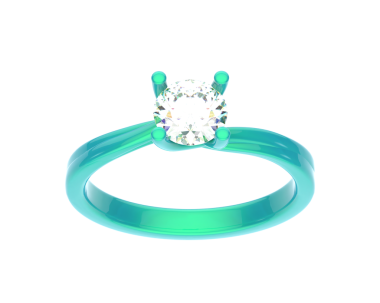 Elmaslı mücevher yüzüğü