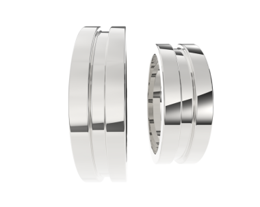 gerçekçi 3 boyutlu nişan yüzüğü.