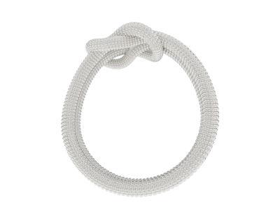 Beyaz ipin üzerine beyaz ipi kapat