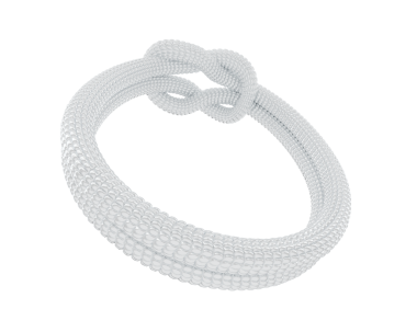 beyaz arkaplanda izole edilmiş bilezik