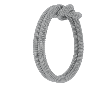 Beyaz arka plan üzerinde izole beyaz ip