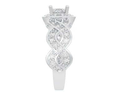 Beyaz üzerinde kristal avize