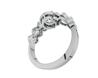 beyaz mücevherli yüzük