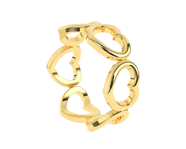 Altın alyans siyah arka planda izole edilmiş. yüksek kaliteli 3d illüstrasyon