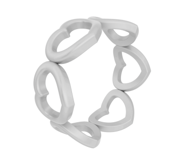 Beyaz bileklik siyah izole