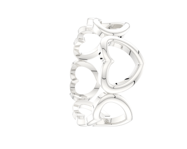 3D render, beyaz zincir, siyah zemin üzerinde izole zincir, zincir zincir zinciri.