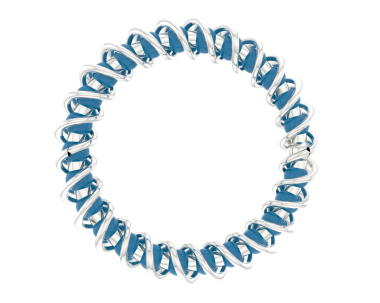 Mavi kurdeleden yapılmış mektup