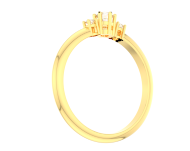 Pırlantalı altın yüzük