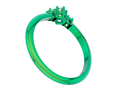 yeşil zincir beyaz arkaplanda izole edildi