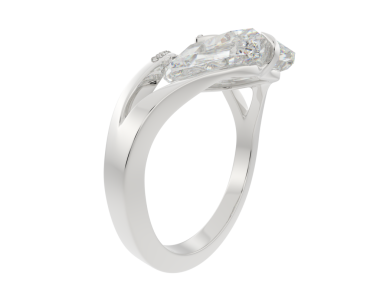 Elmaslı alyans. 3d oluşturma