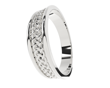 Elmaslı beyaz yüzük