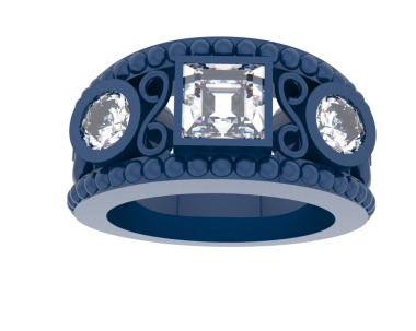 Gümüş Yüzük Elmas