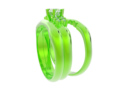 Siyah arkaplanda izole edilmiş 3 boyutlu spiral bir zincir oluşturma