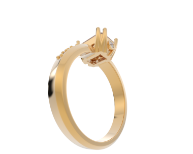 Elmas yüzüklü altın mücevherler. beyaz arkaplanda izole