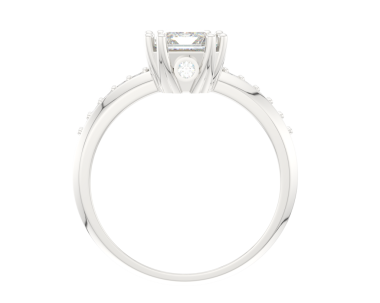 Yüzük beyaz üzerine elmas izole