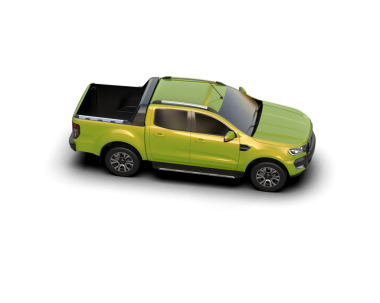 modern sarı araba - arka plan - 3 boyutlu illüstrasyon