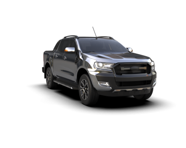 beyaz arkaplandaki modern SUv 3 boyutlu görüntüleme