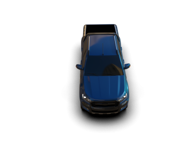 Siyah arkaplandaki araba, 3 boyutlu görüntüleme.