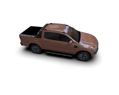 Beyaz arka planda bir araba. 3 Boyutlu Hazırlama