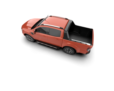 3 boyutlu bir araba. beyaz arkaplanda izole.