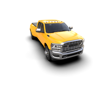 3 boyutlu markalı, daha az genel bir pikap araba.