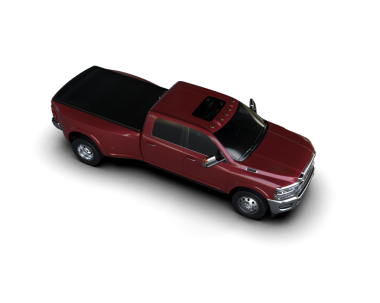 Beyaz arka planı olan kırmızı bir arabanın 3 boyutlu resmi