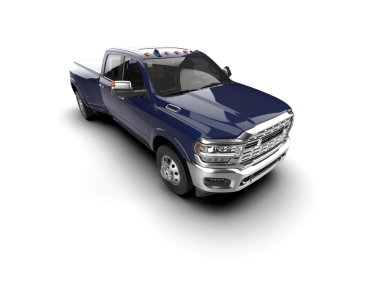 Gri arka planda izole edilmiş modern ticari kamyon