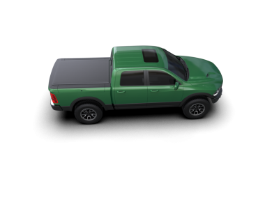 Yeşil kamyonet beyaz arka planda izole edilmiş. Yan görünüş. 3d illüstrasyon