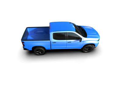 beyaz arkaplanda izole edilmiş bir araba