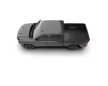 Araba siyah arka planda izole edilmiş. 3d illüstrasyon