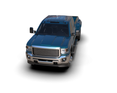 Stüdyo ortamında markasız bir SUV kamyonun 3 boyutlu görüntüsü.