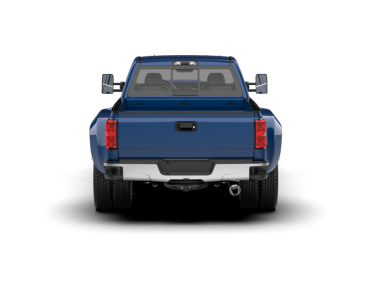 araba gövdesi beyaz arkaplanda izole edildi - 3D görüntüleme - resimleme