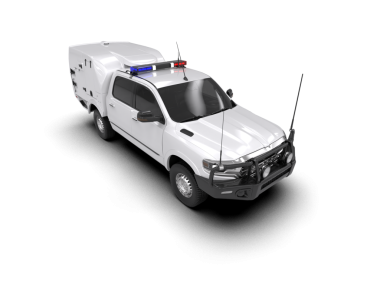 Modern ambulans beyaz arka planda izole edildi. kırpma yolu olan araba.