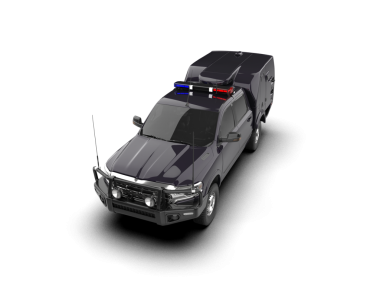 Beyaz arkaplanda izole edilmiş mikser ile yansıtıcı bir arabanın 3 boyutlu canlandırması