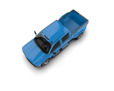 mavi renkli araba beyazda izole edilmiş.