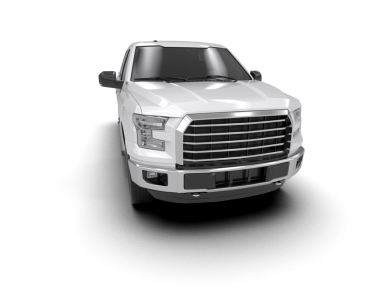 modern kamyon beyaz üzerine