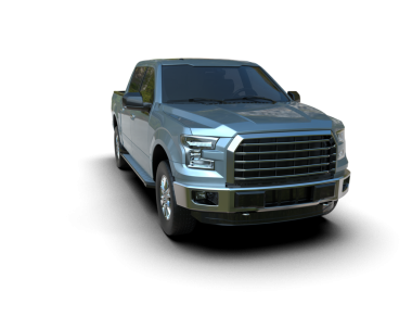 Modern araba arka planda izole edilmiş. 3d oluşturma