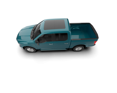 Koyu bir arka planda mavi bir arabanın 3 boyutlu görüntüsü. stüdyo