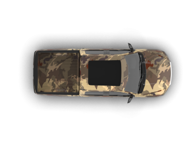 Siyah arka planda izole edilmiş eski bir ordu silahının 3 boyutlu çizimi