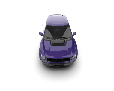 araba beyaz arkaplanda izole edildi