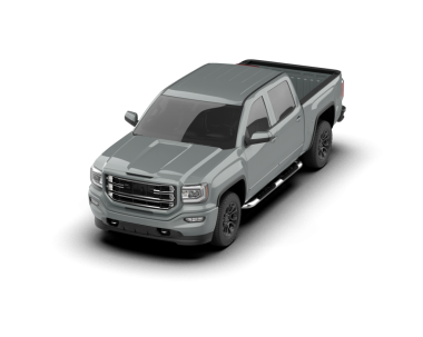 Stüdyo ortamında beyaz üzerine izole edilmiş 3 boyutlu markasız bir pikap.