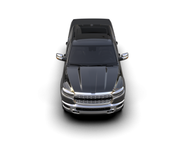 lüks araba siyah arka planda izole edildi