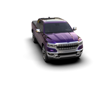 Modern araba arka planda izole edilmiş. 3D görüntüleme - illüstrasyon