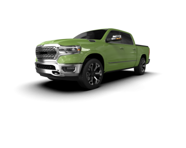 Beyaz arka planda modern yeşil şehir arabası. 3 Boyutlu Hazırlama