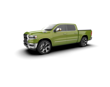 Modern kamyonet beyazda izole edilmiş. 3d oluşturma