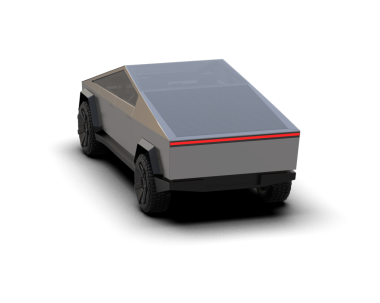 3 boyutlu bir araba.