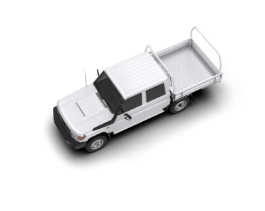 Modern araba beyaz arka planda izole edilmiş. 3D illüstrasyon - 3D canlandırma