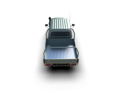 Fütürist bir arabanın 3D görüntüsü