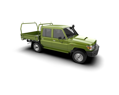 SUV aracı beyaz arka planda izole edildi. vektör 10.