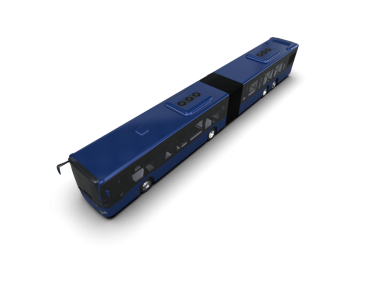 Siyah arkaplanı olan fütürist bir oyun treninin 3 boyutlu canlandırması